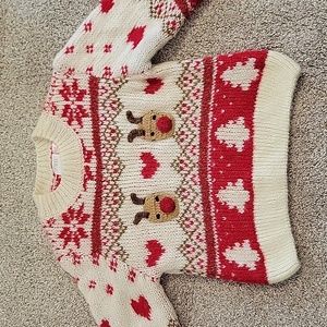 Zara girls christmas sweater